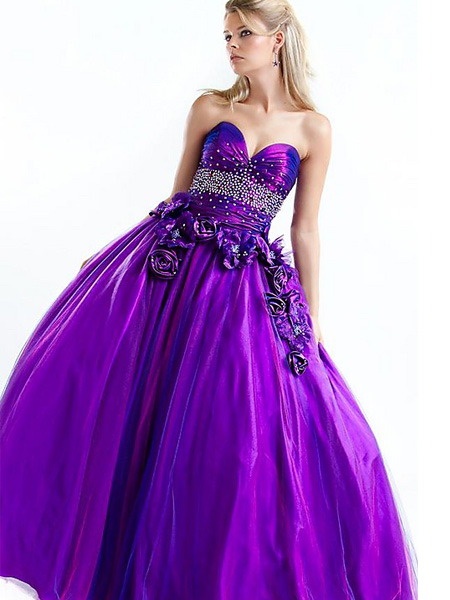 cheap purple prom dresses	